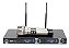 Microfone Sem Fio Duplo Boxx MB202 Uhf Profissional 200 Canais - Imagem 1
