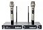 Microfone Sem Fio Duplo Boxx MB202 Uhf Profissional 200 Canais - Imagem 2