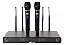 Microfone Sem Fio Duplo Boxx MB302 Uhf Canais Multifrequência - Imagem 1