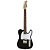 Guitarra Telecaster Aria TEG-002 Black Escudo White - Imagem 1