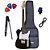 Kit Guitarra Telecaster Aria TEG-002 Black / White - Imagem 1