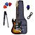 Kit Guitarra Strato Aria STG-003/SPL Sunburst - Imagem 1