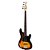 Contrabaixo Cort 4 Cordas Jazz Bass GB 34JJ 3TS Sunburst - Imagem 1
