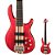 Contrabaixo 5 Cordas Ativo Pré Bartolini Cort A5 PLUS FMMH Open Pore Black Cherry - Imagem 2