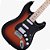 Guitarra Michael Stratocaster GM237N Sunburst Black - Imagem 2