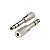 Adaptador Custom Sound P2 X P10 Stereo CSHF 670S Cromado - Imagem 1