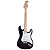 Guitarra Sx Strato Vintage Swamp Ash Americano Trans Black - Imagem 1