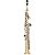Saxofone Soprano Eagle SP502 LN Dourado Com Chaves Niqueladas - Imagem 1