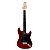 Guitarra Giannini Stratocaster G-102 Metallic Red com escudo Black - Imagem 1