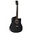 Violão Vogga Eletroacústico VCK370 Aço Folk Cutaway Black - Imagem 1
