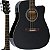 Violão Vogga Eletroacústico VCK370 Aço Folk Cutaway Black - Imagem 2