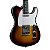 Guitarra Tagima T-550 SS Telecaster Escala Escura Sunburst - Imagem 3