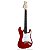 Guitarra Giannini G-100 Translucent Red c/ escudo White - Imagem 1