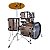 Bateria Acustica Onix Smart 22 By Nagano Completa Deep Silver - Imagem 2