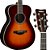 Violão Yamaha LL-TA Transacoustic Aço Sunburst - Imagem 2