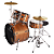 Bateria Michael Trinity Dmt322 Bumbo 22'' Matte Mahog (MMH) - Imagem 2