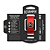 Abafador De Cordas Damper Dmmd04 Medium Couro Vermelho Metalico - Imagem 1