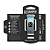 Abafador De Cordas Damper Dmmd04 Medium Couro Azul Metalico - Imagem 1
