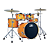 Bateria Acústica D One Rocket DR20 OSS Orange Sparkle Satin - Imagem 2