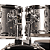 Bateria Michael Trinity Dmt220 Bumbo 20" Dark Gray (GY) - Imagem 3