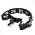 Pandeirola Torelli Meia Lua Com Clamp Preta TP-323 PR - Imagem 2