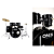 Bateria Acústica Onix Skinny 20 ABK Completa - Imagem 3