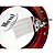 Tamborim Torelli C/ Esteira e Clamp Pele Leitosa Vermelho TTE-411 VM - Imagem 3