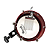 Tamborim Torelli C/ Esteira e Clamp Pele Leitosa Vermelho TTE-411 VM - Imagem 2
