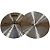 Par De Pratos Para Bateria Domene Hi-Hat 14" Top/Bottom Dante - Imagem 3