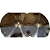 Par De Pratos Para Bateria Domene Hi-Hat 14" Top/Bottom Crystal - Imagem 2