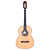Violão Rozini Eletroacustico Passivo Nylon Estudante RX201.PP.F.I Fosco - Imagem 1