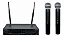 Microfone S Fio Duplo Uhf Profissional Dinâmico Devox Dx-580 Cor Preto - Imagem 3