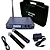 Microfone S Fio Duplo Uhf Profissional Dinâmico Devox Dx-580 Cor Preto - Imagem 2