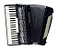 Acordeon Cadenza CD120/41 120 Baixos 41 teclas BK Preto - Imagem 1
