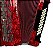 Acordeon Cadenza CD120/41 120 Baixos 41 teclas RD Vermelho - Imagem 2