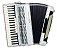 Acordeon Cadenza CD120/41 120 Baixos 41 teclas WH Branco - Imagem 1