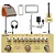 Pedal De Efeito M-vave Cube-baby Ac Creme - Imagem 4