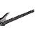 Guitarra Michael Raze GMR500 Headless Titanium Grey - Imagem 2