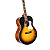 Violão Eletroacustico Cort CJ RETRO VSM com Bag Vintage Sunburst Matte - Imagem 3