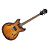 Guitarra Ibanez Semi-Acústica AS AS53 Artcore Tobacco Flat - Imagem 2