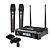 Microfone SKP Sem Fio Duplo UHF600 Pro - Imagem 1