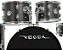 Bateria Acustica Vogga Pulse VPD222 Bumbo 22'' Matte Black - Imagem 2