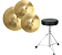 Bateria Acustica Vogga Pulse VPD222 Bumbo 22'' Matte Black - Imagem 3