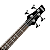 Baixo Ibanez 4 Cordas SR GIO Black SR Series GSR200-BK - Imagem 3