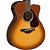 Violão Yamaha FSX800C/02 Eletroacústico Aço Sunburst - Imagem 3