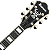 Guitarra Ibanez Semi-Acústica Expressionist Dark Brown Sunburst AG Series AG95QA-DBS - Imagem 3