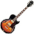 Guitarra Ibanez Semi-Acústica Brown Sunburst AG Series AG75G-BS - Imagem 2