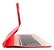 Capa Com Teclado Compatível Com iPad Pro 12,9 Vermelha - Imagem 3