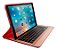 Capa Com Teclado Compatível Com iPad Pro 12,9 Vermelha - Imagem 1