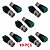 Kit 10 Conector Bnc Macho Borne Parafuso P/ Camera De Cftv - Imagem 1